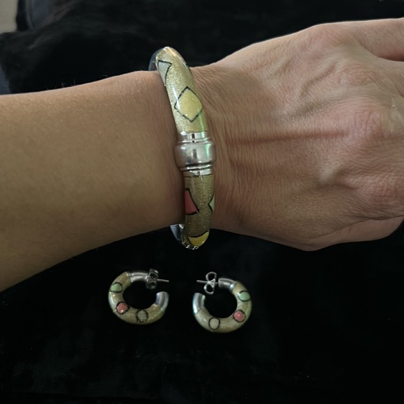 Sterling silver bangle - Picture 3 of 3